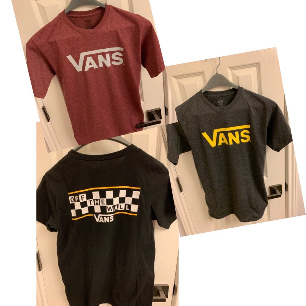 (3) VANS T-shirts. Size S. Great condition!